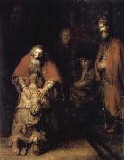 REMBRANDT Harmenszoon van Rijn The Return of the Prodigal Son china oil painting reproduction